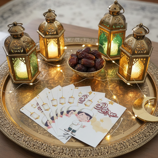 Eidi Cards – Pack of 10 (Random Designs) | Royal Wahab