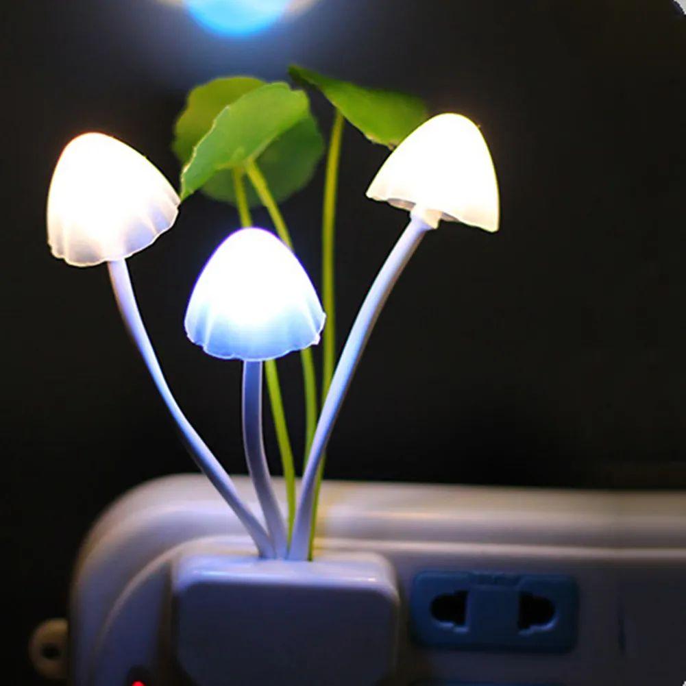 Mushroom Wall Light-Control Sensor Night Light Induction Dream Fung Mushroom Lamp