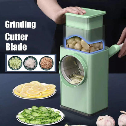 3 In 1 Manual Vegetable Slicer Potato Chopper Rotary Cheese Grater Veggie Chopper Peeler Maker Machine