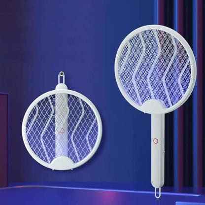 Foldable Mosquito Killer Racket Trap Rechargeable Bug Zapper Racket
