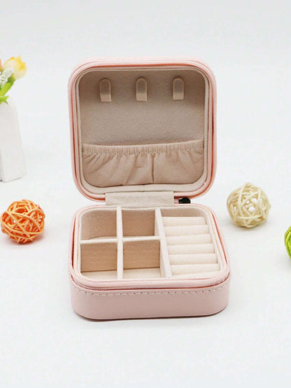 Keep your accessories beautifully organized with this elegant Leather Jewelry Storage Box & Organizer.