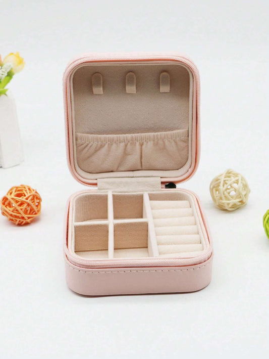Keep your accessories beautifully organized with this elegant Leather Jewelry Storage Box & Organizer.