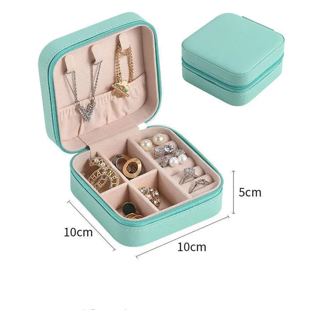 Keep your accessories beautifully organized with this elegant Leather Jewelry Storage Box & Organizer.