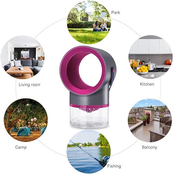 Insect Mosquito Killer USB UV Lamp Bug Catch – No Noise, No Radiation, No Zapper (USB Operated)