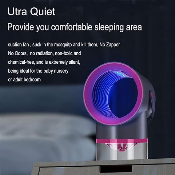 Insect Mosquito Killer USB UV Lamp Bug Catch – No Noise, No Radiation, No Zapper (USB Operated)