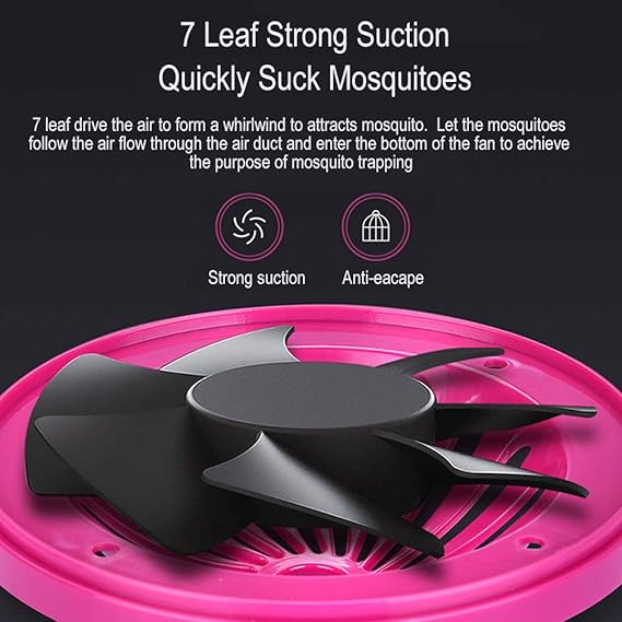 Insect Mosquito Killer USB UV Lamp Bug Catch – No Noise, No Radiation, No Zapper (USB Operated)