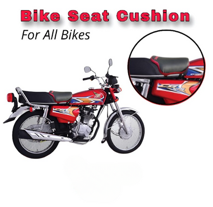 Best Bike Seat Cushion for Back Pain – Red & Black Waterproof Universal Bike Seat Cover