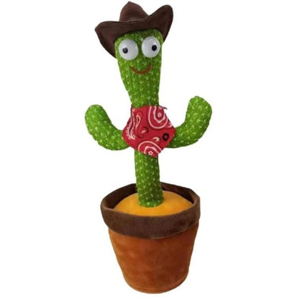 Dancing Cactus Toy with Muffler Hat (Rechargeable) – Fun Talking & Singing Toy | Royal Wahab