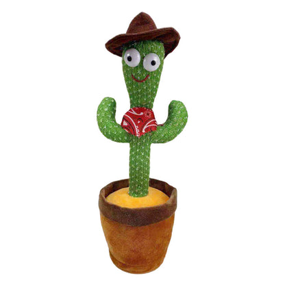 Dancing Cactus Toy with Muffler Hat (Rechargeable) – Fun Talking & Singing Toy | Royal Wahab