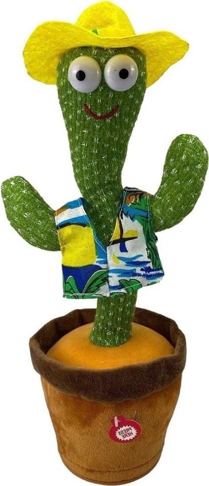 Dancing Cactus Toy with Muffler Hat (Rechargeable) – Fun Talking & Singing Toy | Royal Wahab