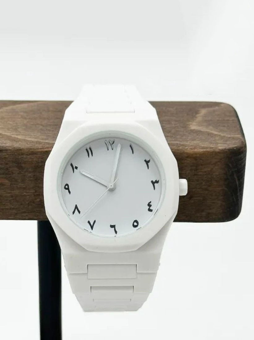 White Aura Couple Watch – Elegant Matching Timepieces