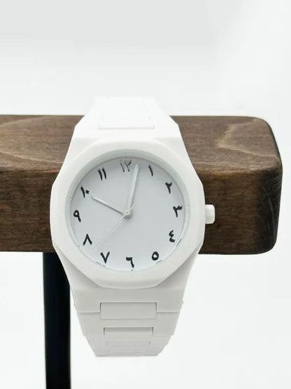 White Aura Couple Watch – Elegant Matching Timepieces