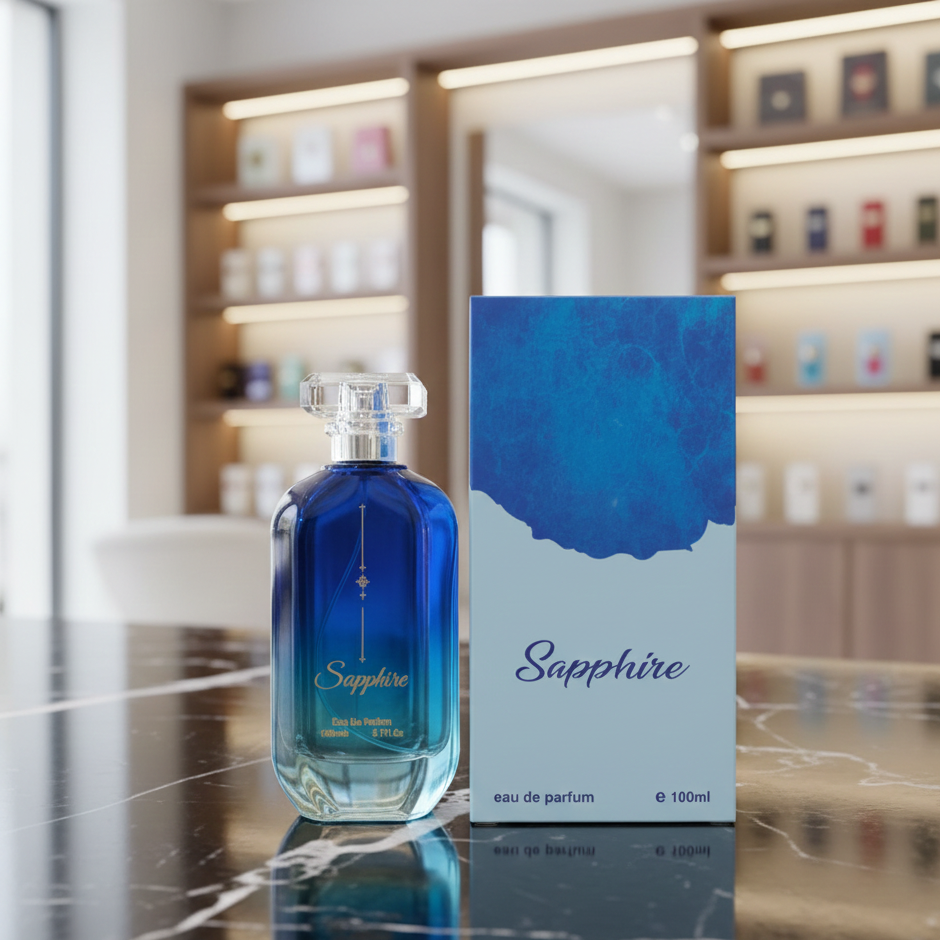 Sapphire Perfume – 100ml Long-Lasting Fragrance | Elegant Scent for Daily Wear & Special Occasions
