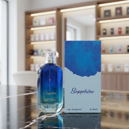 Sapphire Perfume – 100ml Long-Lasting Fragrance | Elegant Scent for Daily Wear & Special Occasions