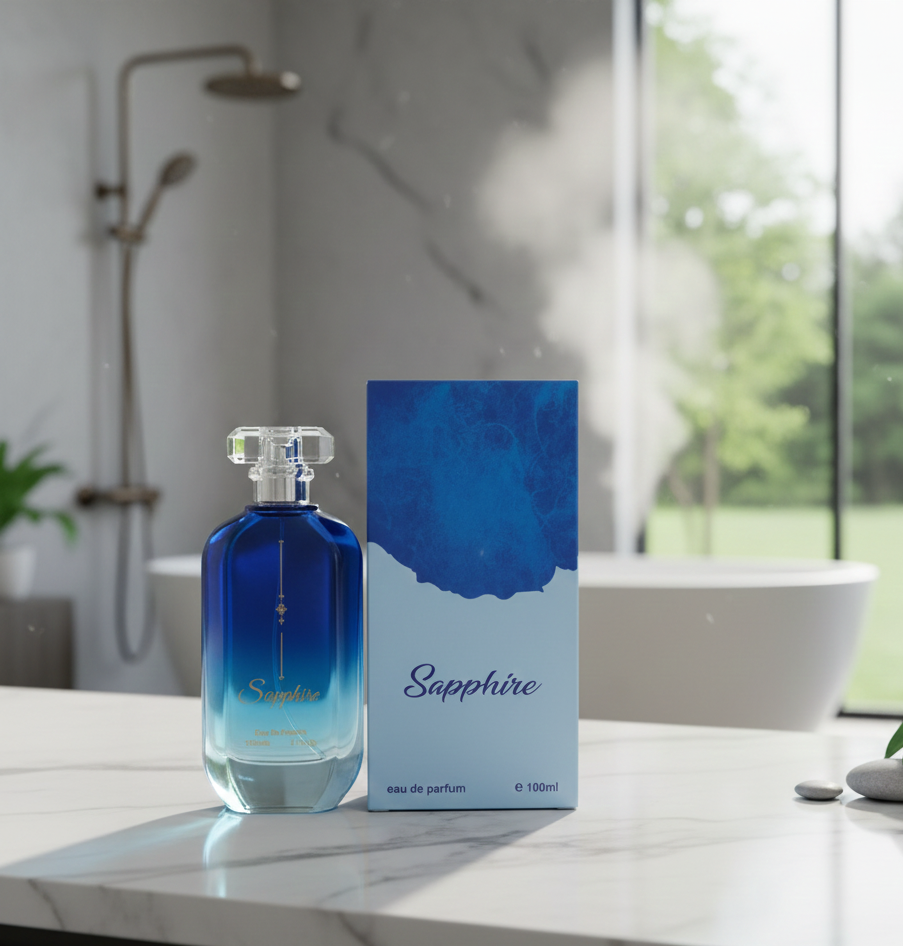 Sapphire Perfume – 100ml Long-Lasting Fragrance | Elegant Scent for Daily Wear & Special Occasions
