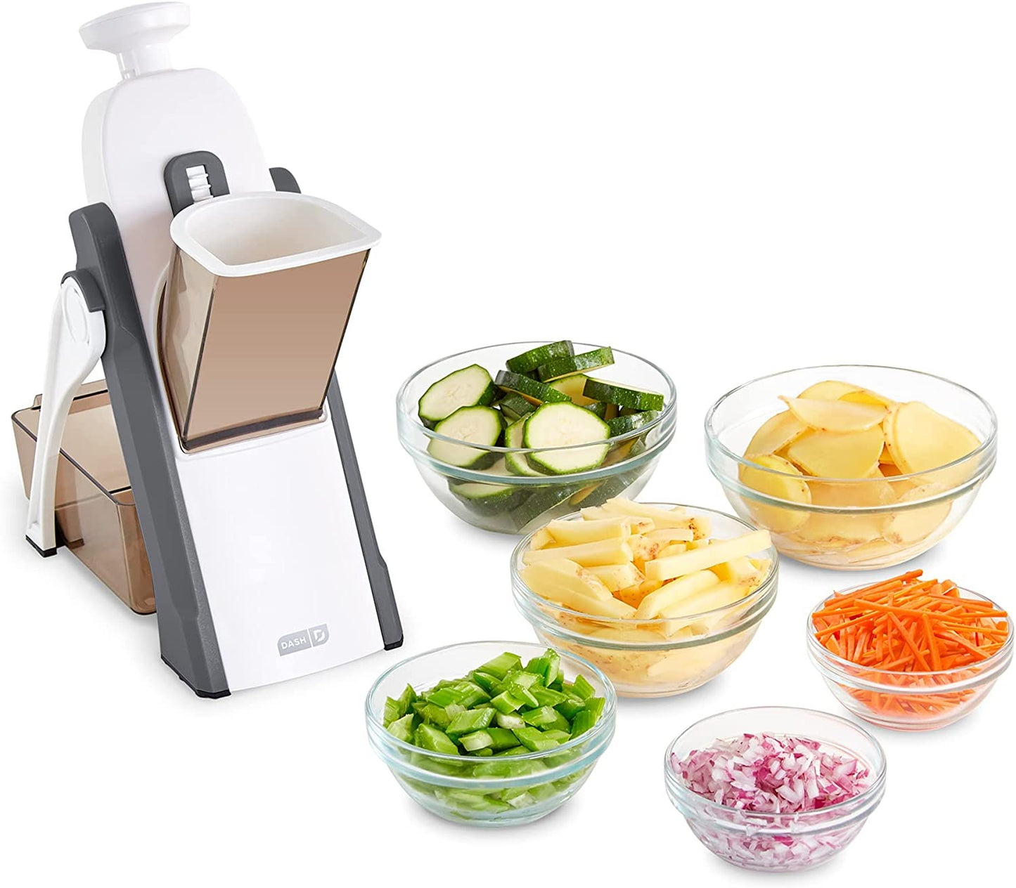 Mandoline Slicer | Safe Adjustable Vegetable Cutter | Multi-Purpose Kitchen Chopper & Manual Grater (Random Colour)