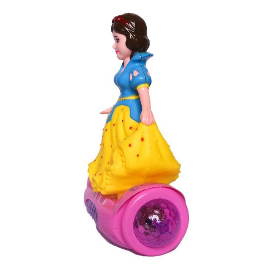 Royal Wahab Store – Balance Car Doll Princess Toy with Rotation, Musical Sound, 3D Lights & Universal Movement