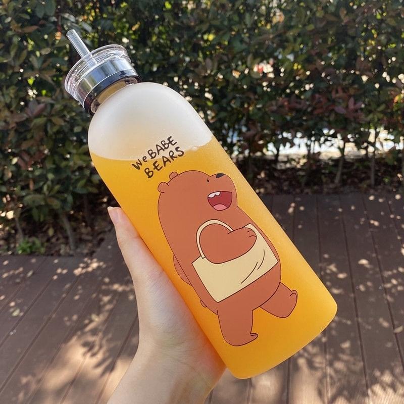 Stay hydrated in style with the adorable We Bear Panda Water Bottle (1000ml)—perfect for daily use at school, gym, office, or outdoor activities.