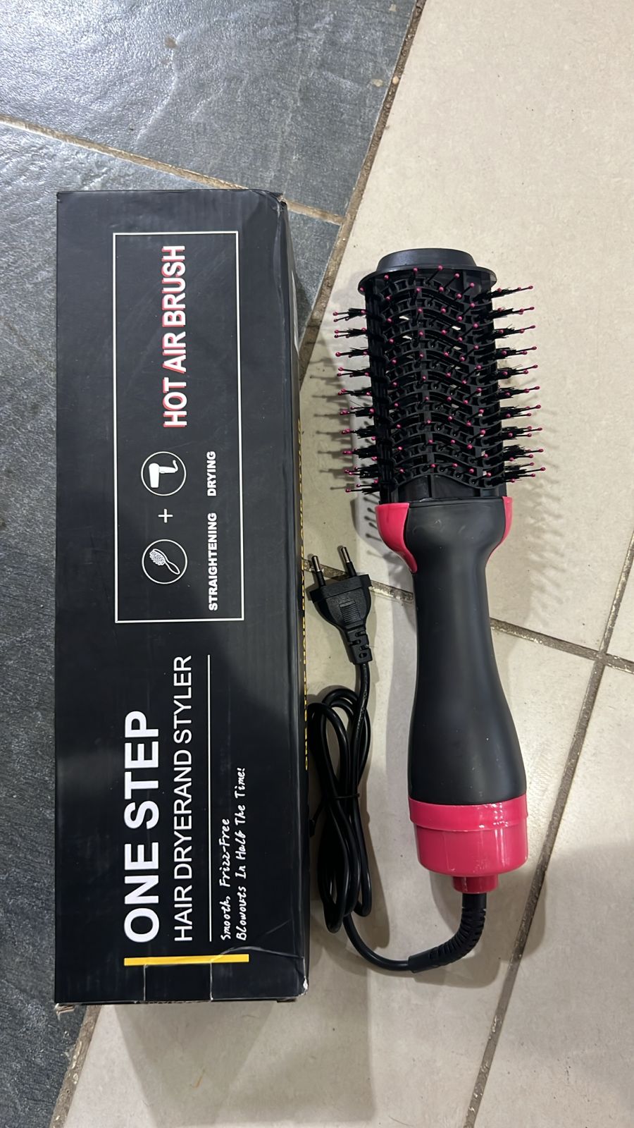 Royal Wahab – 3-in-1 One Step Hot Air Brush Hair Dryer & Styler | Drying, Straightening & Volumizing Brush