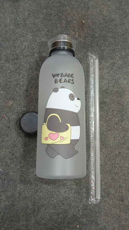 Stay hydrated in style with the adorable We Bear Panda Water Bottle (1000ml)—perfect for daily use at school, gym, office, or outdoor activities.