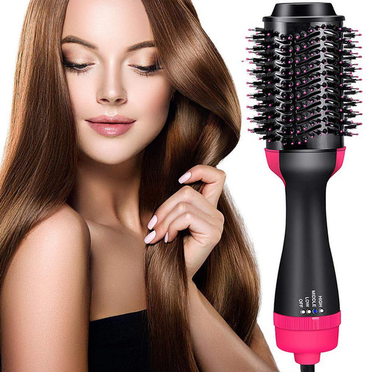 Royal Wahab – 3-in-1 One Step Hot Air Brush Hair Dryer & Styler | Drying, Straightening & Volumizing Brush