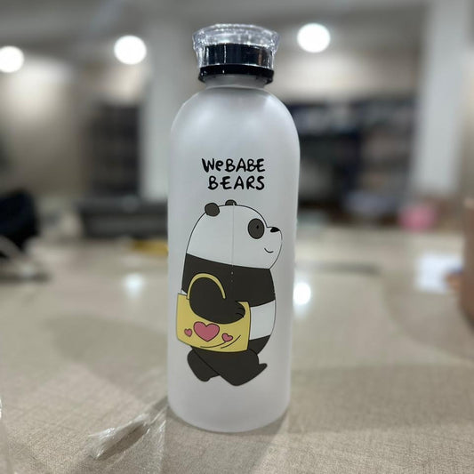 Stay hydrated in style with the adorable We Bear Panda Water Bottle (1000ml)—perfect for daily use at school, gym, office, or outdoor activities.