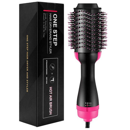 Royal Wahab – 3-in-1 One Step Hot Air Brush Hair Dryer & Styler | Drying, Straightening & Volumizing Brush