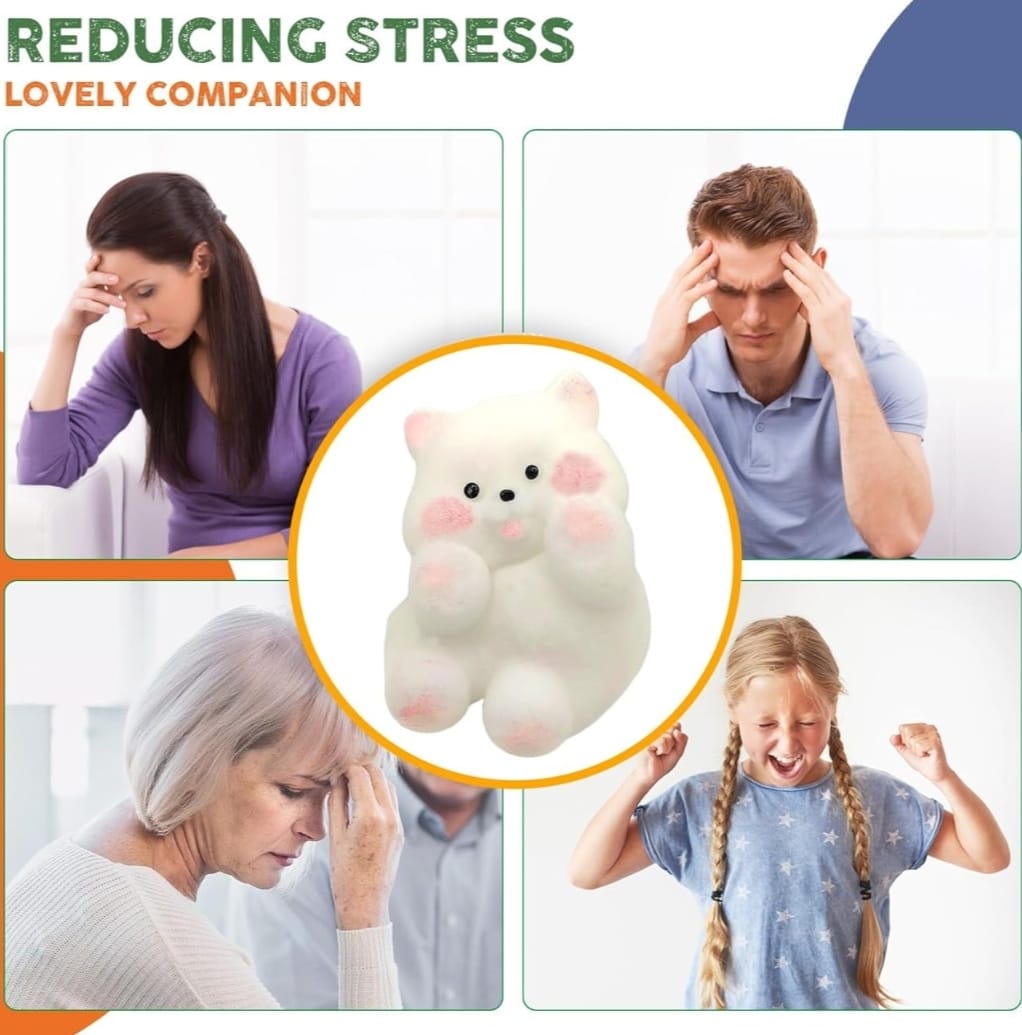 Relieve stress in the cutest way possible with this Squishy Stress Relief Funny Novelty Toy!