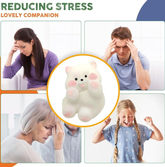 Relieve stress in the cutest way possible with this Squishy Stress Relief Funny Novelty Toy!