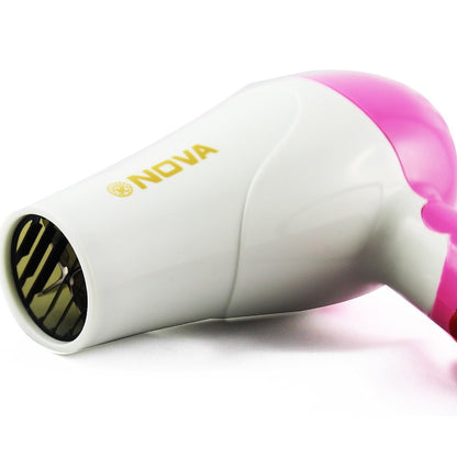 Royal Wahab | Nova Professional Mini Foldable Hair Dryer – Compact Travel-Friendly Hair Dryer with Folding Handle