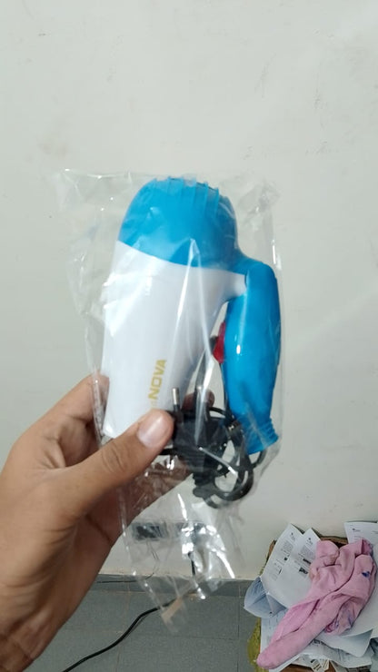 Royal Wahab | Nova Professional Mini Foldable Hair Dryer – Compact Travel-Friendly Hair Dryer with Folding Handle