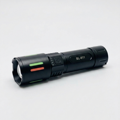 X-Balog BL-611 USB Rechargeable LED Flashlight – 2000M Long Range High Power Torch