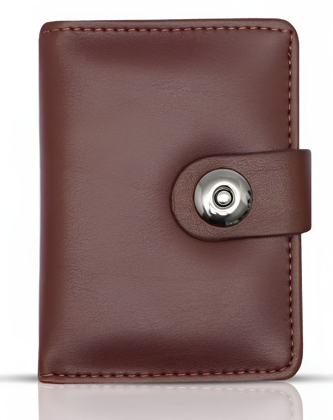 Leather Wallet for Men & Boys – Black Slim Bifold Design.