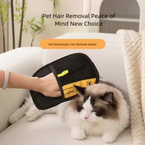 Pet Hair Remover Gloves – Portable, Washable & Reusable Dehairing Solution | Royal Wahab