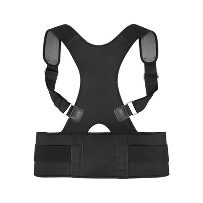 Adjustable Magnetic Posture Corrector Back Brace Support Belt | Upper Back Pain Relief | Standard Size | By Royal Wahab