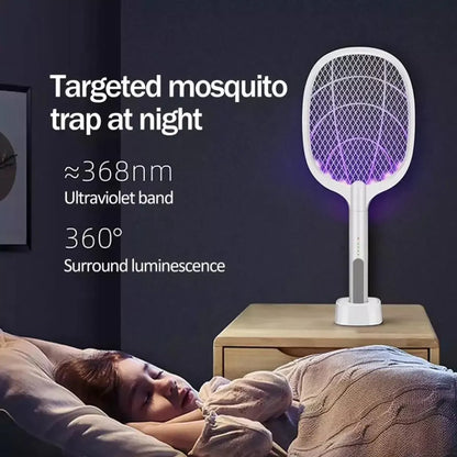 Nova Mosquito Killer Swatter 2 In 1 – Rechargeable Electric Racket & Lamp | Type-C Charging | By Royal Store