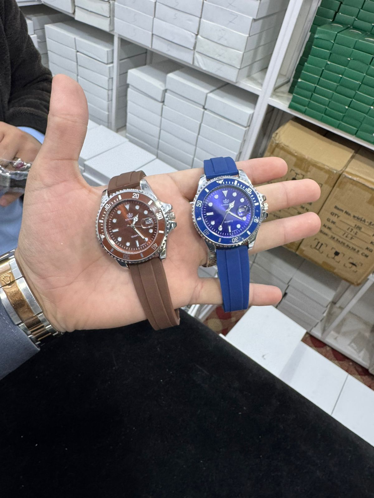 Men’s Luxury Sports Wristwatch – Stylish Design with Durable Silicone Strap (Blue) | By Royal Wahab Store