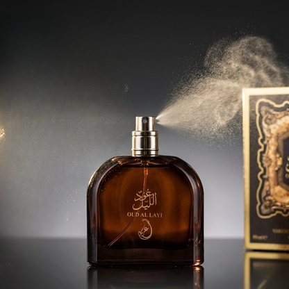 Experience the richness of the الشرق with Arabiyat Oud Al Layl Eau de Parfum 100ml by Royal Wahab