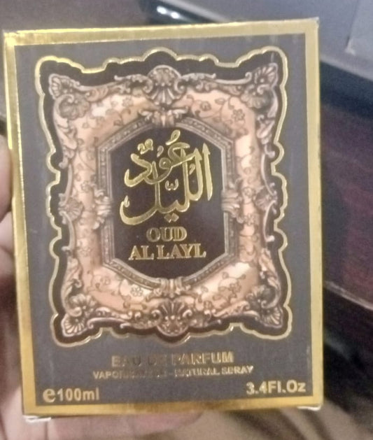 Experience the richness of the الشرق with Arabiyat Oud Al Layl Eau de Parfum 100ml by Royal Wahab
