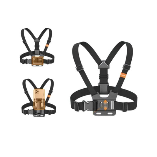 Royal Wahab – PLOKAMA CX10 Action Camera & Phone Chest Mount Holder (360° Adjustable Harness Strap)