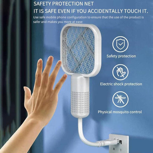 Royal Wahab Electric Mini USB Mosquito Killer Racquet Lamp – Wireless Night Bulb & Effective Insect Catcher