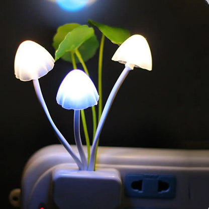 Mushroom Wall Light-Control Sensor Night Light Induction Dream Fung Mushroom Lamp
