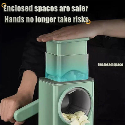 3 In 1 Manual Vegetable Slicer Potato Chopper Rotary Cheese Grater Veggie Chopper Peeler Maker Machine