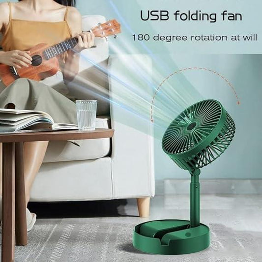 Non-Rechargeable Portable Electric Mini Fan – Foldable Telescopic Fan