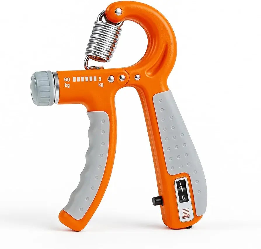 Adjustable Hand Grip Power Exerciser with Counter – Forearm & Wrist Strengthener
