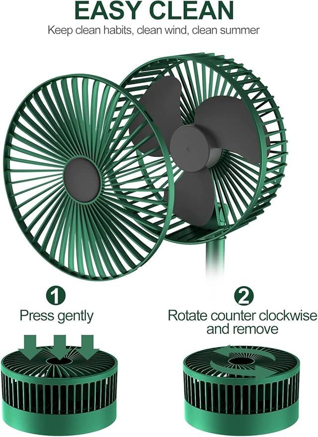 Non-Rechargeable Portable Electric Mini Fan – Foldable Telescopic Fan