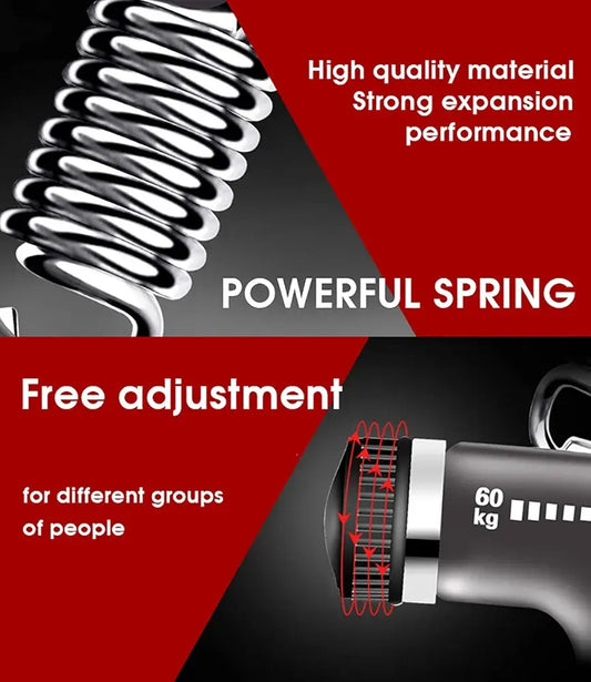 Adjustable Hand Grip Power Exerciser with Counter – Forearm & Wrist Strengthener