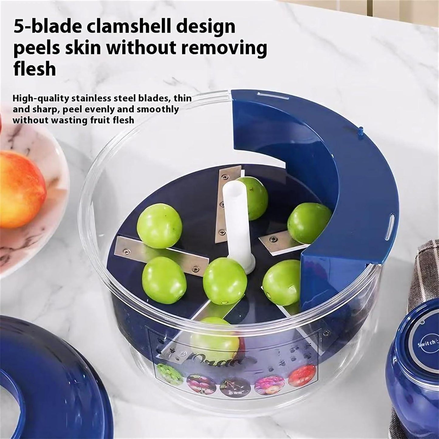 Quick & Effortless Peeling Machine – Automatic Electric Fruit Peeler