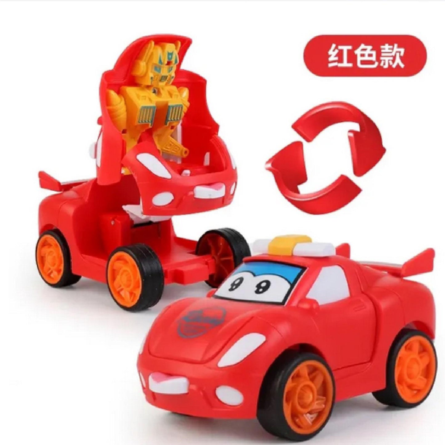 2-in-1 Transforming Robot Toy – Impact Deformation Car Robot for Kids