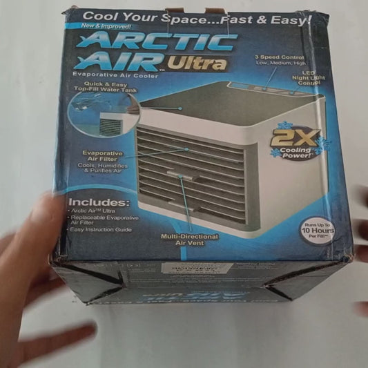 Arctic Air Ultra 3-in-1 Mini USB Portable Air Cooler | Personal Evaporative AC with LED Night Light
